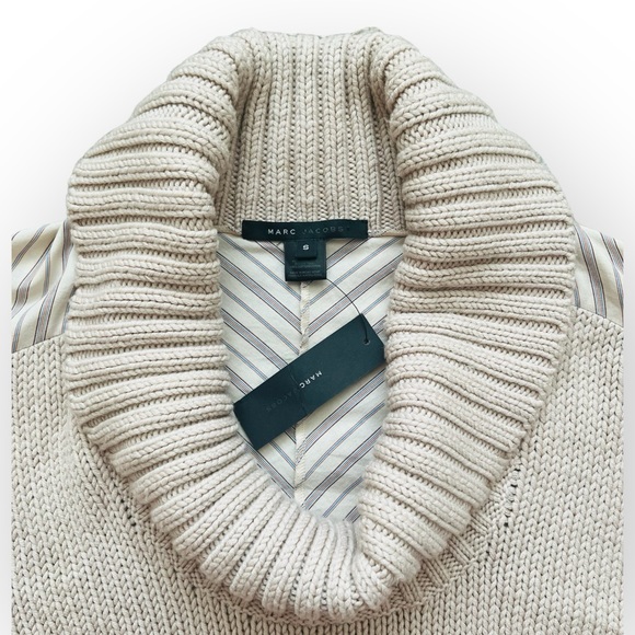 Marc Jacobs Cowl Neck Knit Cropped Top  Size S - Picture 5 of 13